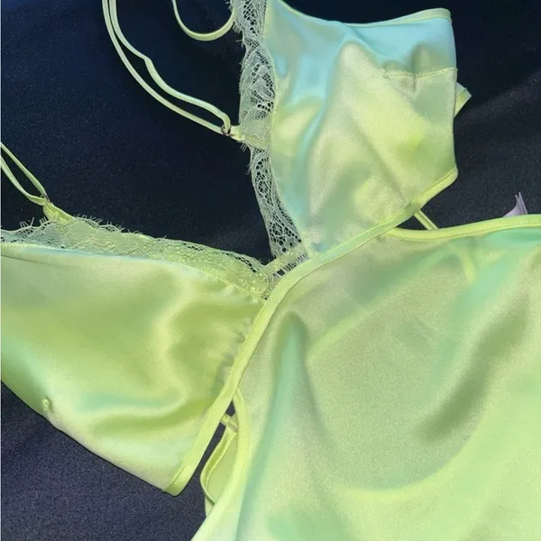 Victoria's Secret Satin & Lace Slip Dress (L) - Image 3