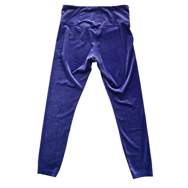 Athleta Elation Velvet Tight‎ Purple High Rise Leggings 467925-02 Womens Large - Image 4