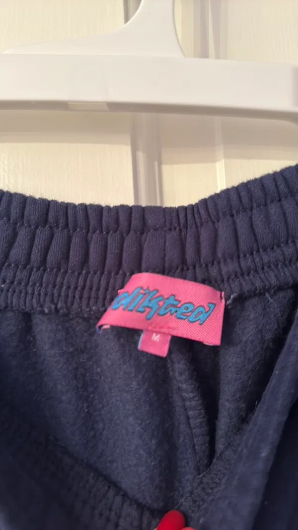Edikted Navy Sweatpants  - Image 3