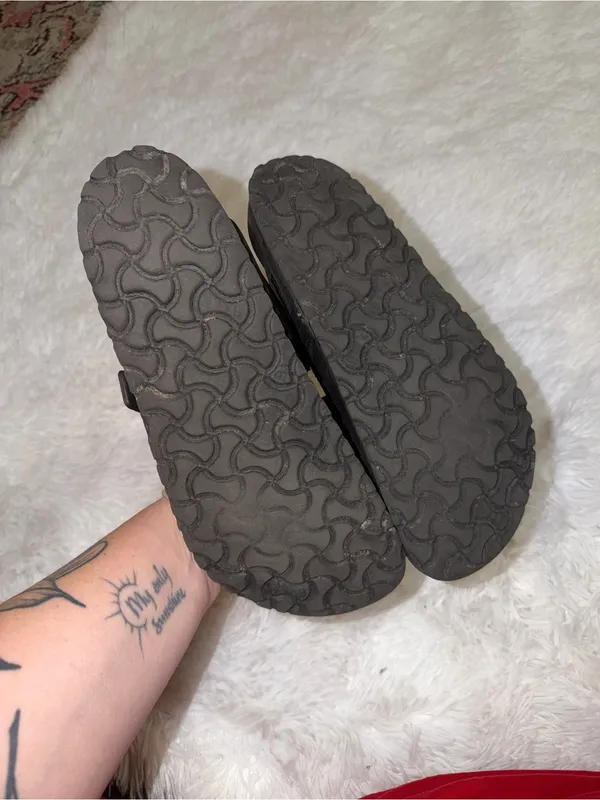 Birkenstock Black Women's Thong Sandals - Comfortable Slip-On size 41 - Image 4