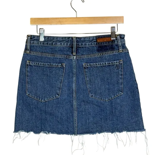 Articles Of Society Denim Mini Skirt Medium Wash Size 10 Coastal Cowgirl Concert - Image 3