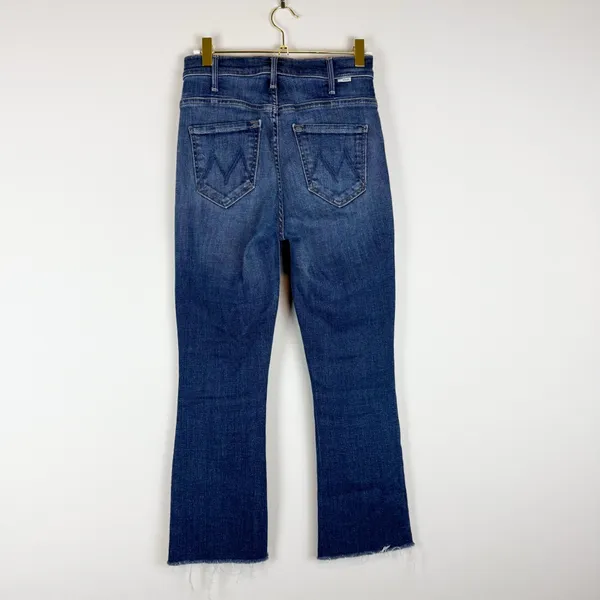 Mother The Hustler Ankle Frayed Bootcut Kick Flare Jeans‎ Lust for Life Size 23 - Image 7