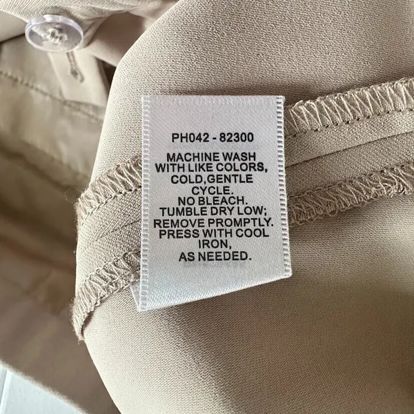 Pendleton Womens Trouser‎ Pants Size 10 Tan Classic Fit Career Office High Waist - Image 8