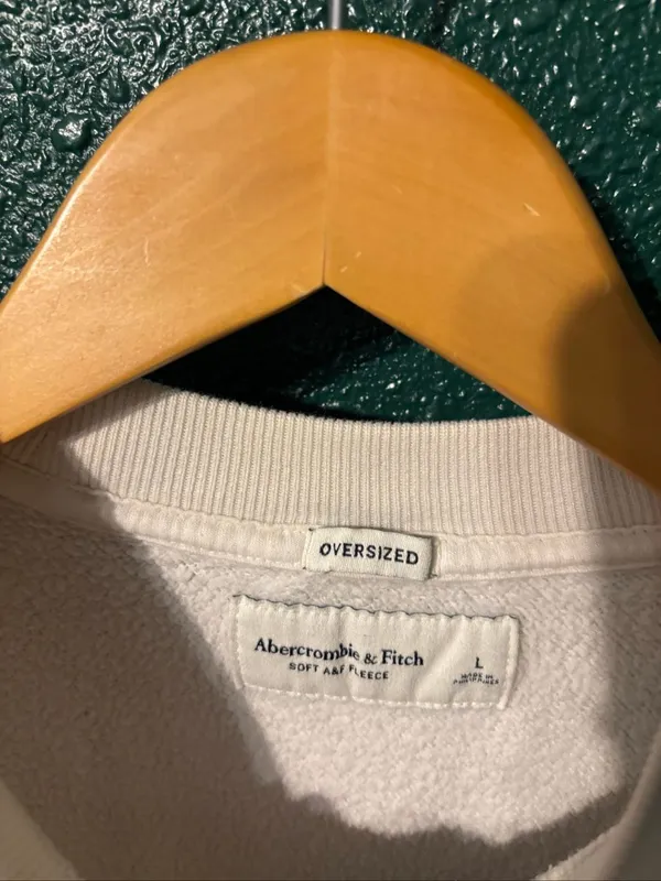 Abercrombie and Fitch Alaska Graphic Bear Crewneck Sz Large - Image 3