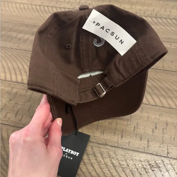 Playboy Taupe Casual Cap - Image 2
