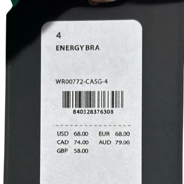 Lululemon Energy Bra Medium Support, B–D Cups green size 4 NWT - Image 7
