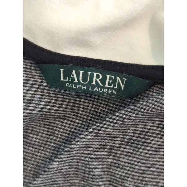 Lauren Ralph Lauren Black &‎ White Striped Full zip Track Jacket Womens Small - Image 7