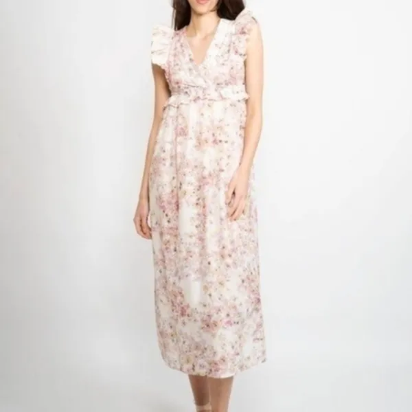Munthe. Hives Silk Blend Floral Dress.‎ - Image 13