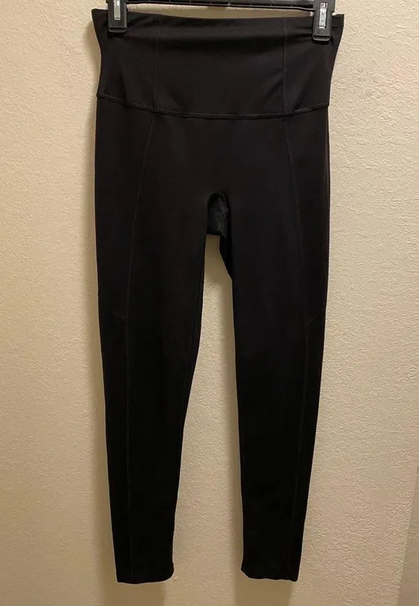 SPANX Black Compression Leggings Size Large - Image 2