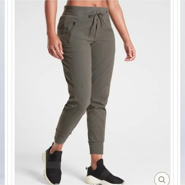 Athleta -112 Trekkie North Jogger Pants Mountain Olive Green size‎ 18 - Image 2