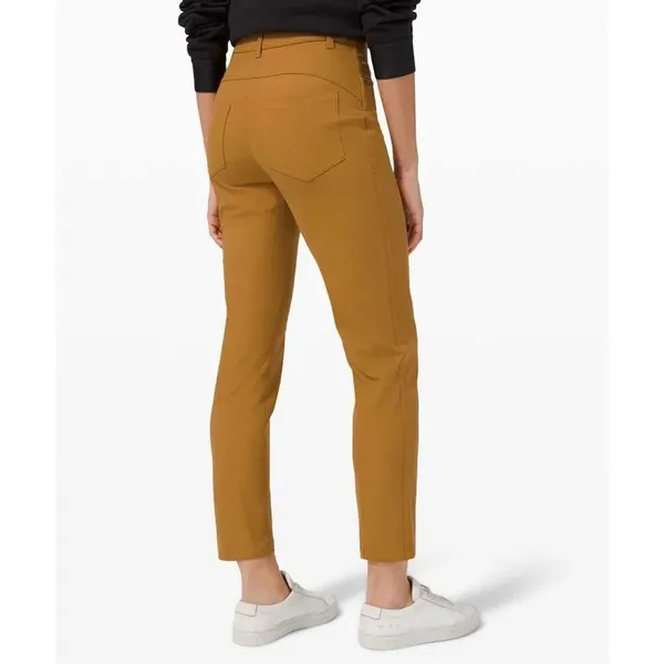 ✨Lululemon City Sleek 5 Pocket Full Length Spiced Bronze Sz 6 Pants✨ - Image 5