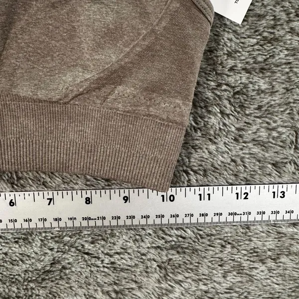 NWT AYBL Empower Seamless Sports Bra Sz XS Taupe Marl - Image 8