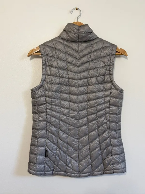 The North Face Thermoball Vest Size XS Women’s Zip Up Jacket Gray - Image 6