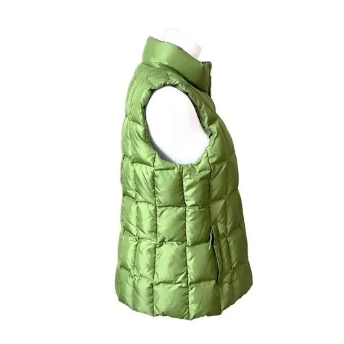 Gap‎ Vintage Down Puffer Zipper Winter Washable Vest Green MEDIUM Outdoor - Image 5