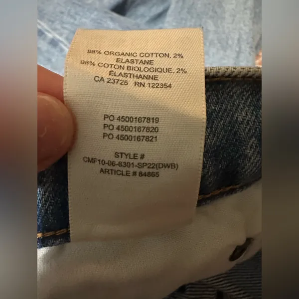 Aritzia denim forum the twiggy high rise flare 28L size 27 - Image 4