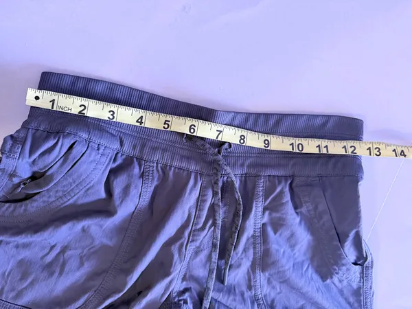 The North Face Women's Aphrodite Capris Gray Pockets Size XS/PT Elastic Waist - Image 5