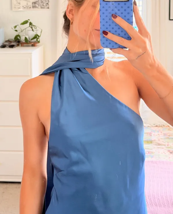 Lulus Alex & Sophia Silk Dress - Image 3