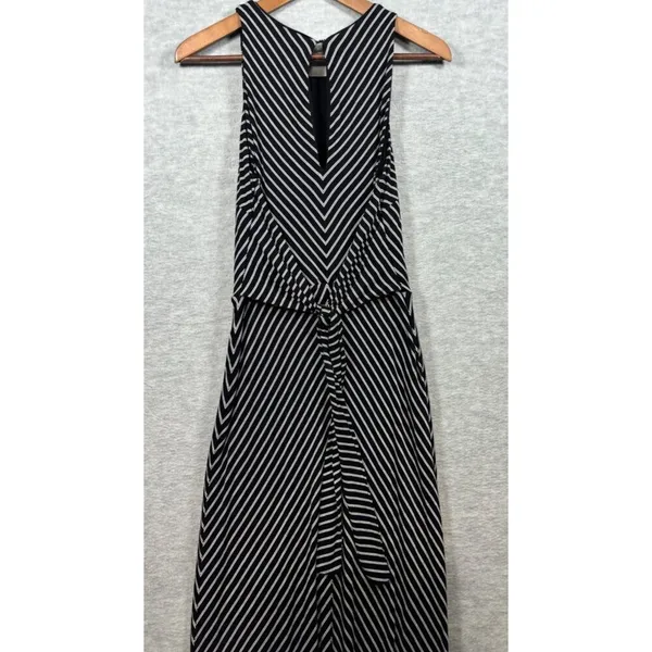 White House‎ Black Market Striped Maxi Dress S Casual Summer - Image 4