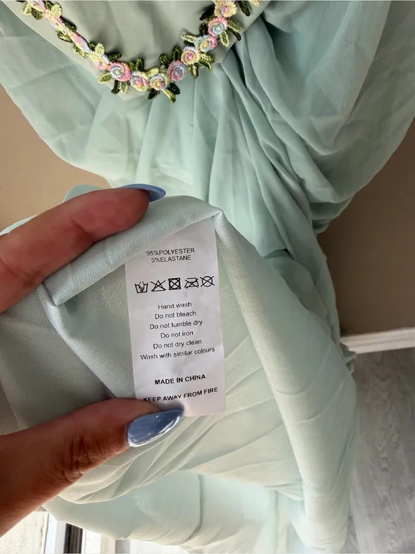Corset dress Green Size L - Image 7