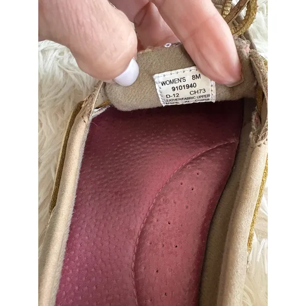 Sperry Top-Sider Boat Shoes Leather Pink Sequins‎ Women's Size 8M - Image 8