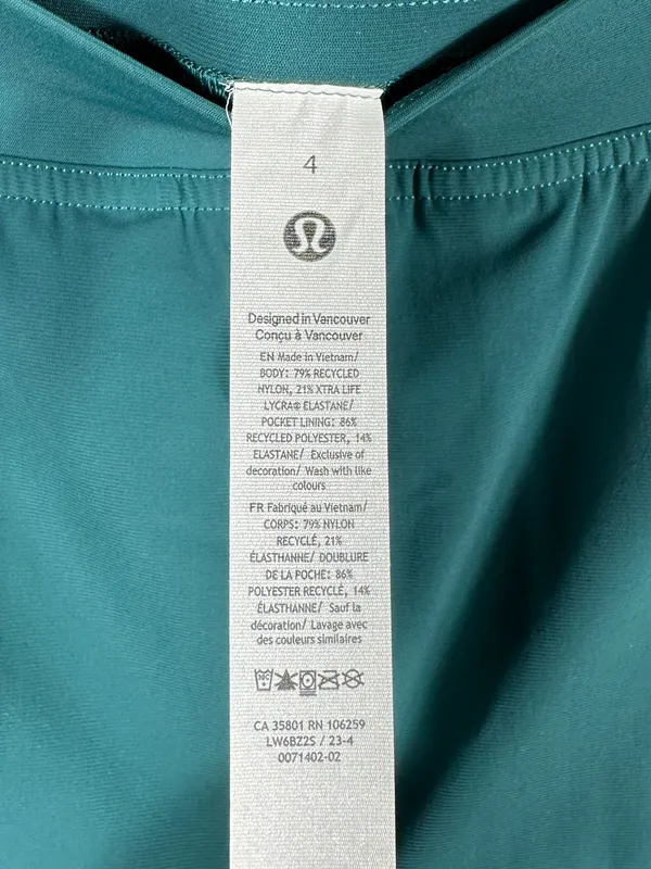 Lululemon Adapted‎ State High Rise Cropped Jogger 23 Size 4 Green NWT - Image 9