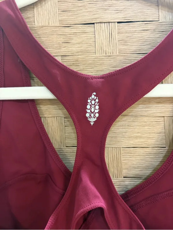 FP MOVEMENT NWOT Free People Women’s Burgundy One-Piece Bodysuit size XS - Image 3