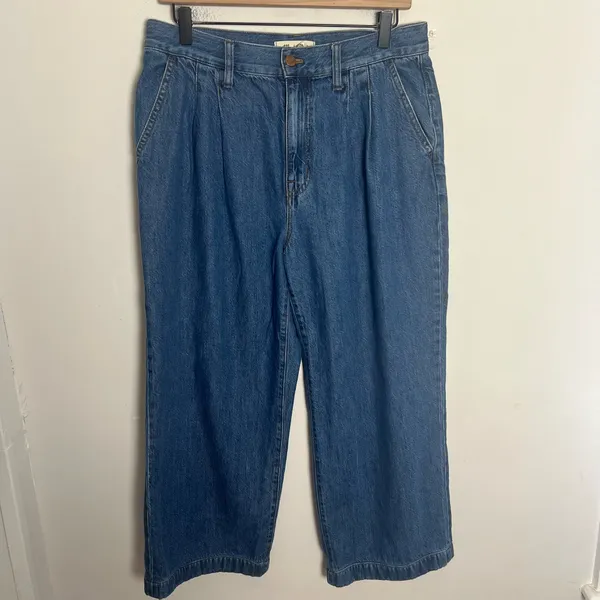 MADEWELL- The Harlow Wide-Leg Jean in Fairson Wash Size 29 - Image 2