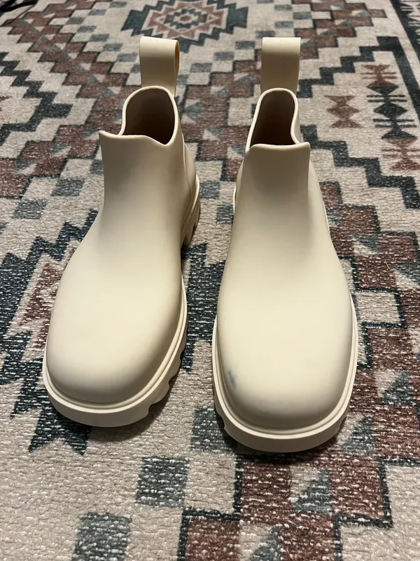 NEW Free People High Street Water Resistant Rain Boot (Women) 7M, PARCHMENT - Image 7