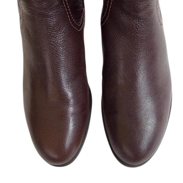 Like New Sofft Leather Claremont Knee High Boots Brown Size 6.5 - Image 7