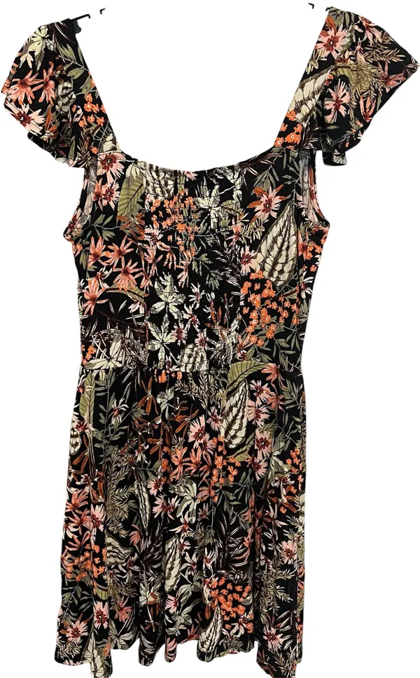 Xhilaration Women’s Black Floral Dress. Size Small. - Image 5