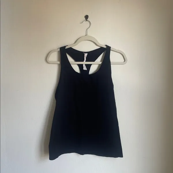 Fabletics Black Racerback Tank - Image 3