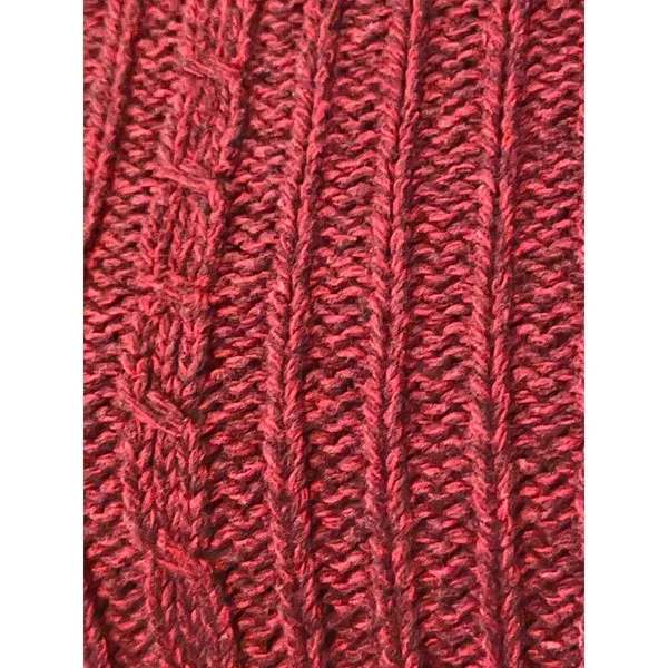 Vintage St Johns Bay Sweater Womens L Used Red Knit - Image 3