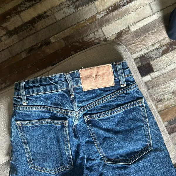 Zara Blue Denim Straight Leg Jean Size‎ 0 - Image 7