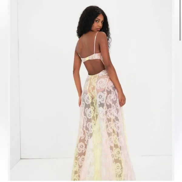 For Love &‎ Lemons Blossom Maxi Dress Free People Small - Image 3
