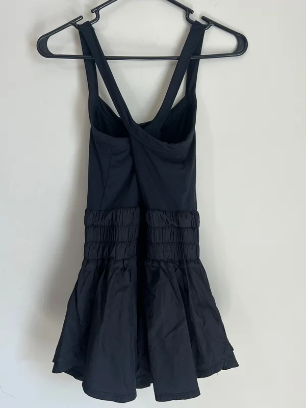 Free People Movement Athletic Romper Runsie Skort Black Sz Medium Black - Image 2