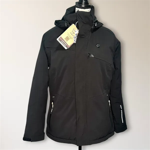 Inokraft L Black Heated Jacket Rechargeable‎ Battery Waterproof Hiking Windproof - Image 3