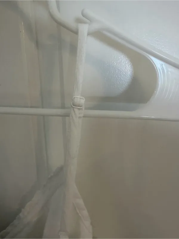 Aerie White Cotton Gauze Wrap Romper Lace Trim Boho Size Medium - Image 5