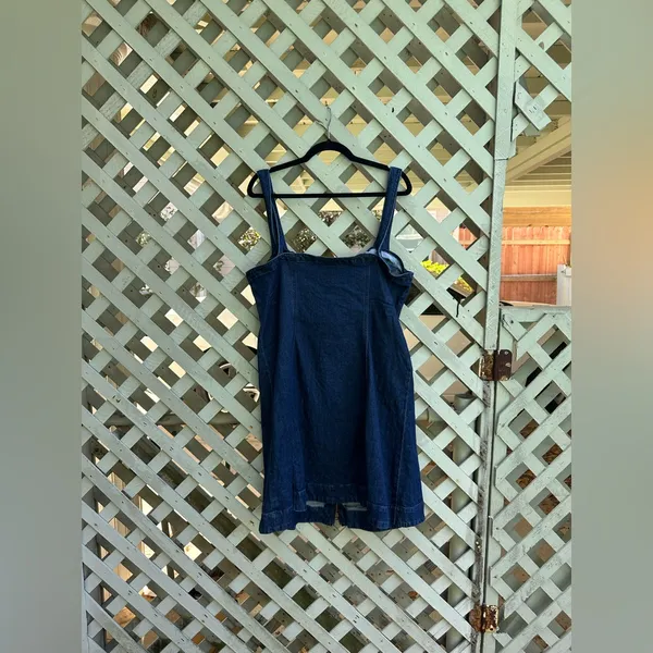Gap Denim Zip-Front Mini Dress - Image 7