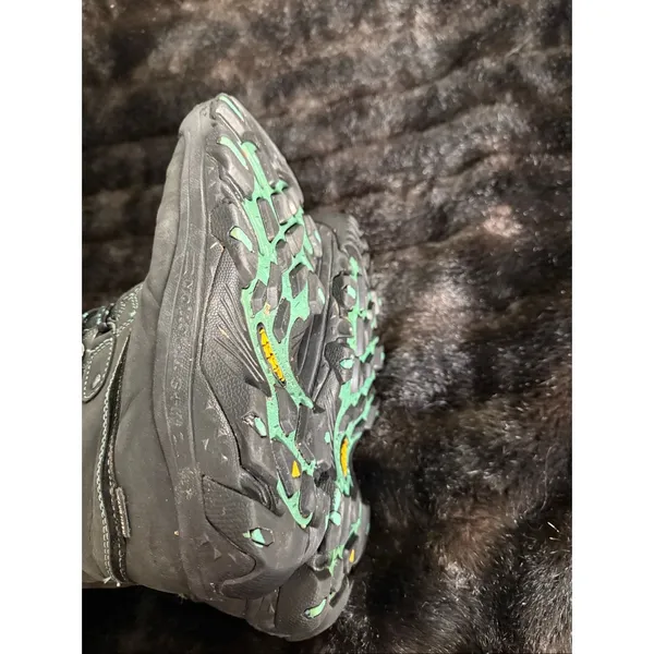 Keen Alaska Hiking Boots Womens Size 7.5 Black Blue Trim snow tall - Image 5
