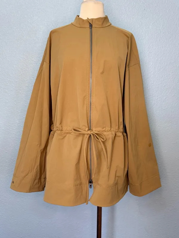 Lululemon Cinch-Waist Shirt Jacket Size Large - Image 4