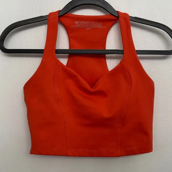 Beyond Yoga Powerbeyond Intensity Racerback Tank Orange Size Small - Image 3