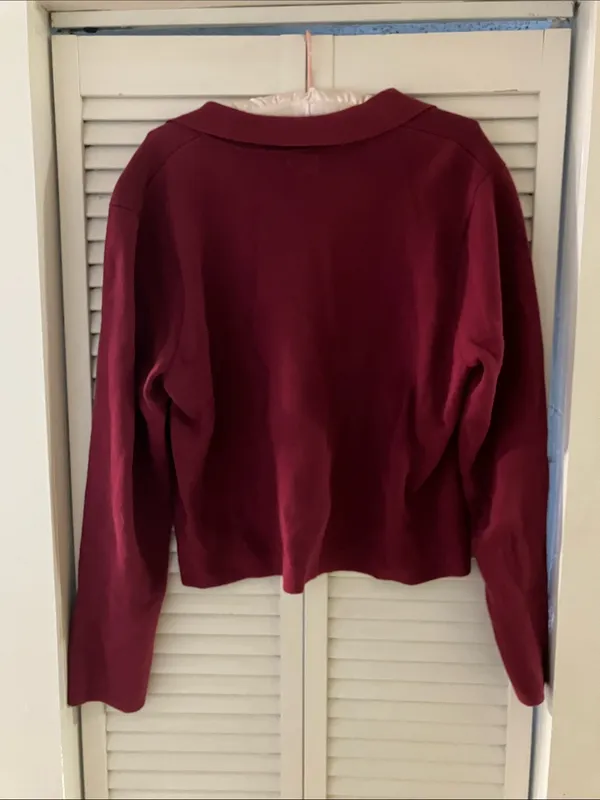 J. Crew Button Down Cotton Cardigan Sweater Jacket Size XL - Image 5