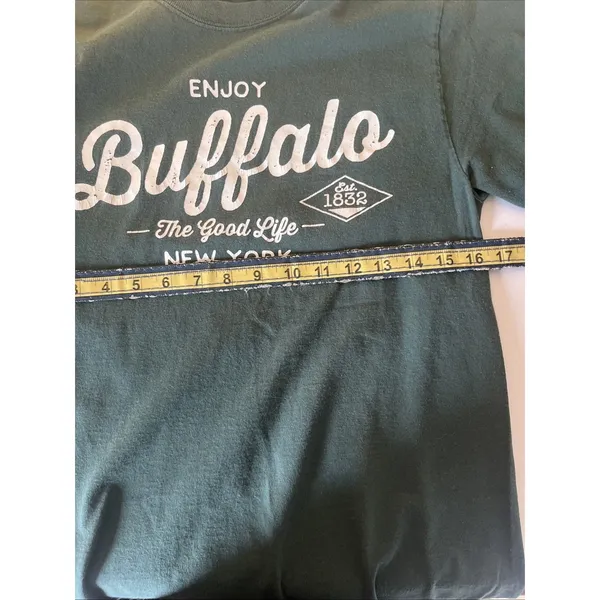 vintage “enjoy Buffalo” Green Tee small - Image 6