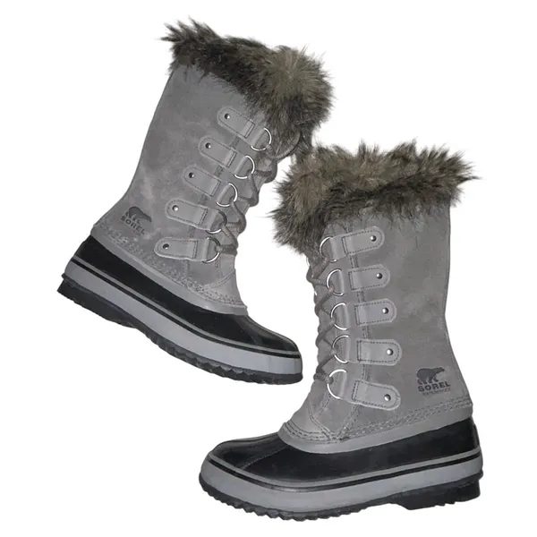 Sorel Joan of Arctic Waterproof Winter Boots Quarry Gray Fur NL3481-052 Snowcore - Image 8