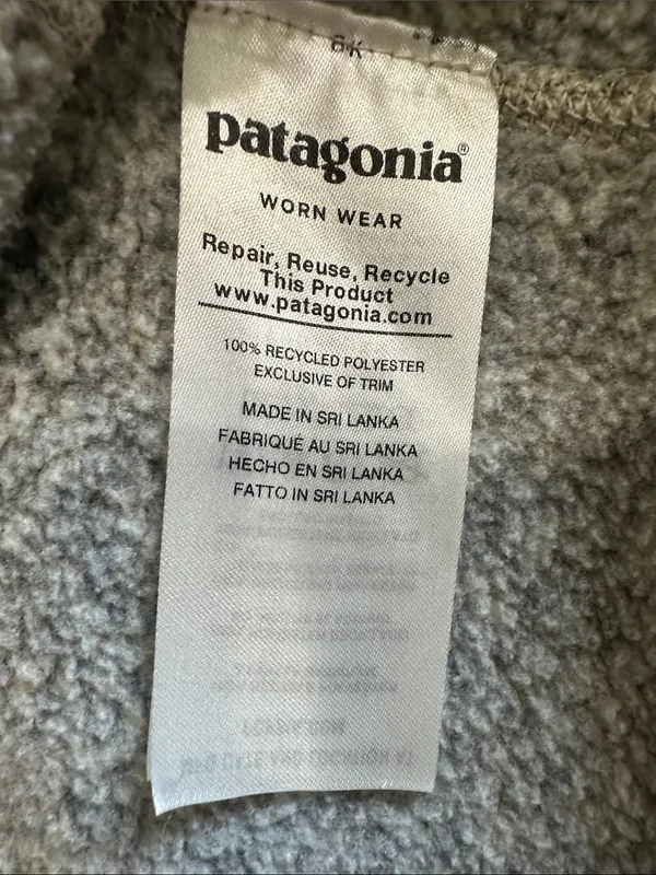 Patagonia Gray 1/4 Zip Better Sweater Pullover - Image 9