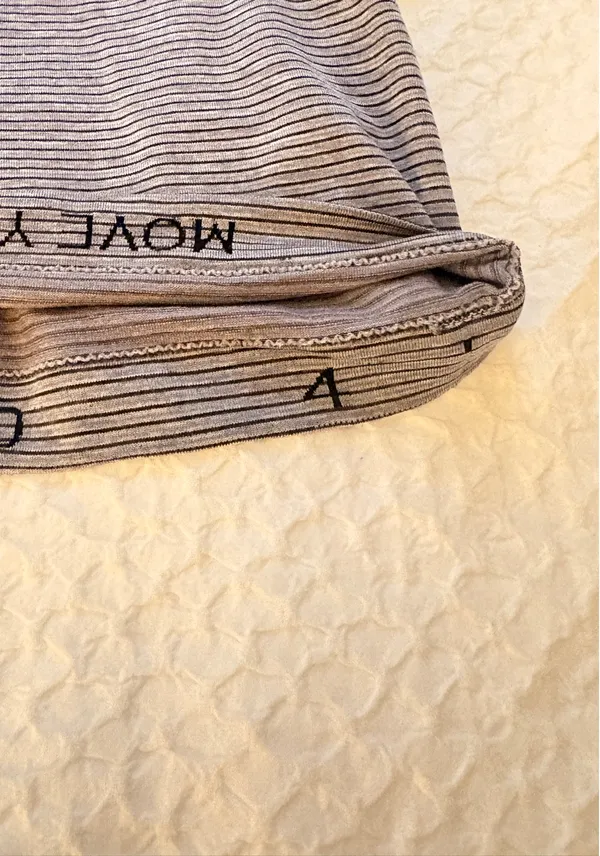Lululemon Gray Striped Swiftly Tech - Image 3