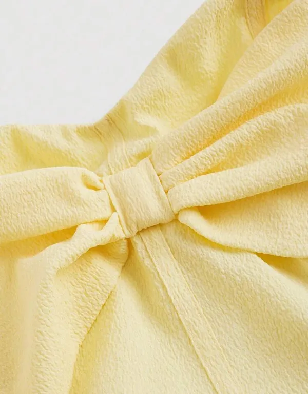 Strapless Yellow Dress Size XL - Image 2