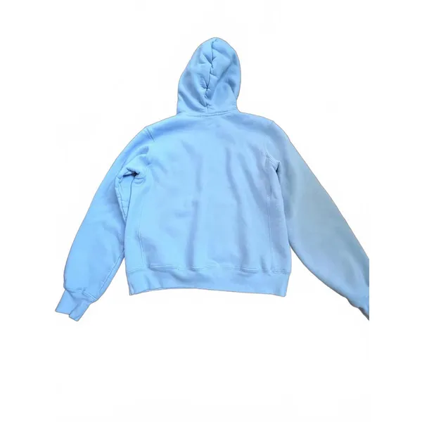 Madhappy Light Blue Hoodie with Red Logo - Image 3