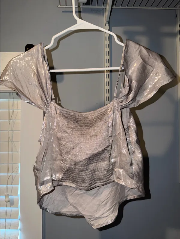 Free People Cowl Neck Crop Top - Image 3
