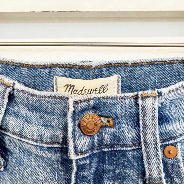 Madewell Perfect‎ Vintage Jeans Size 26 Blue Reinhart Wash Straight Grunge Indie - Image 6